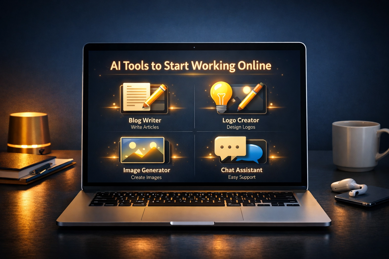 AI tools for beginners to create content and learn skills
