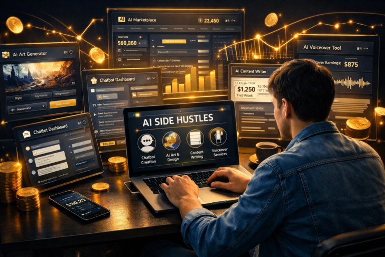 Top ai side hustles to make money online