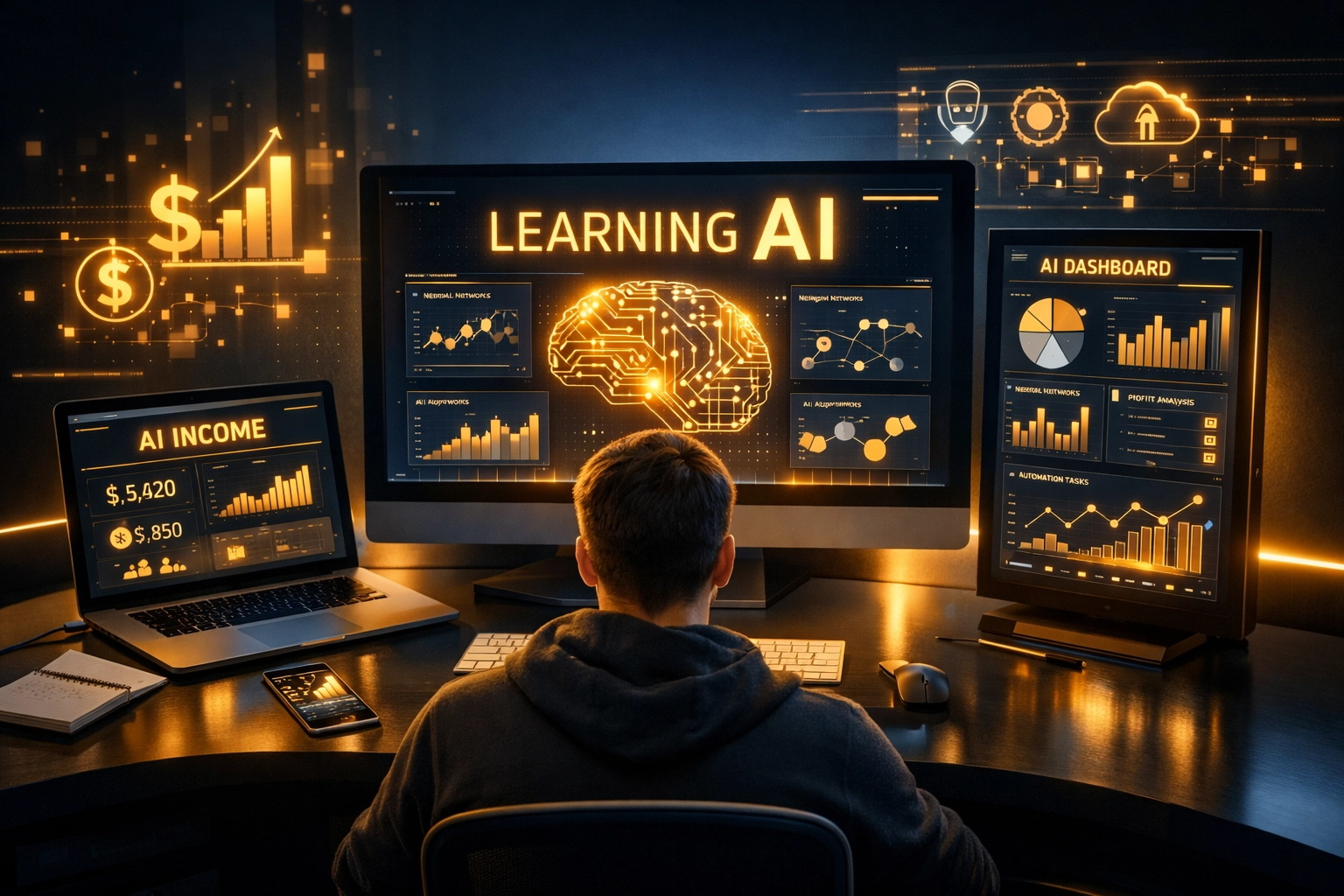 About AICashCraft AI tools learning and earning online