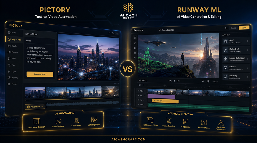 Best AI video tools for freelancing in 2026 — Pictory and Runway ML