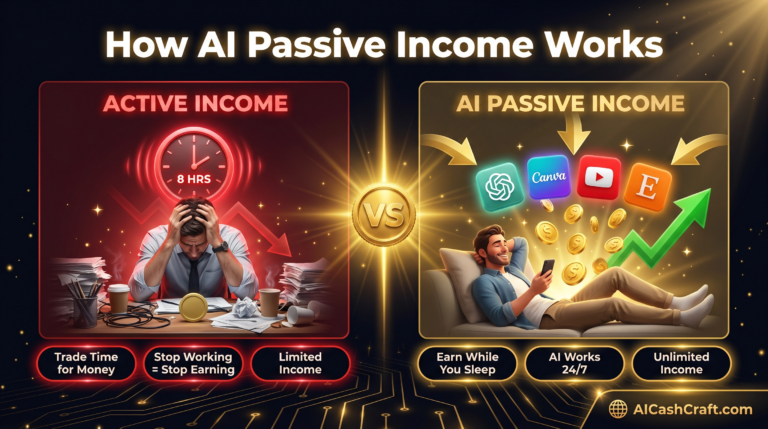 what is AI passive income how it works for beginners