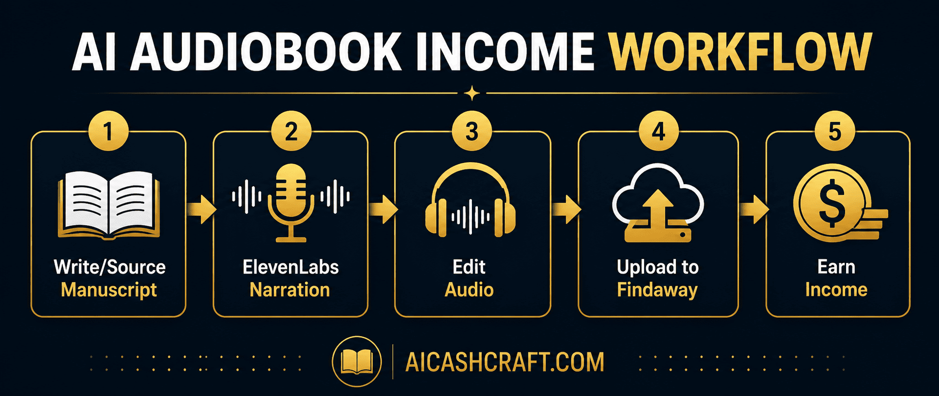 AI audiobook workflow ElevenLabs narration Findaway Spotify step by step