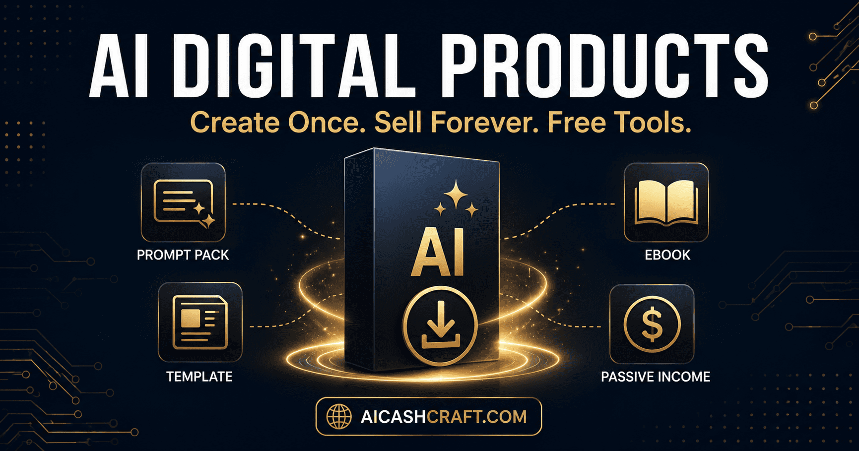 5 AI Digital Products Beginners Can Create and Sell for Passive Income