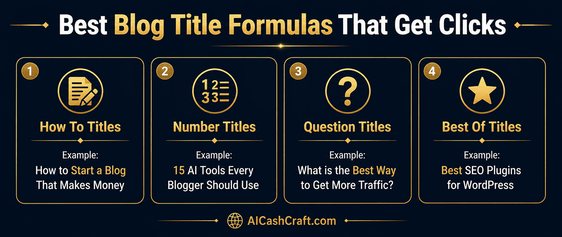 best blog title formulas that get clicks overview AICashCraft