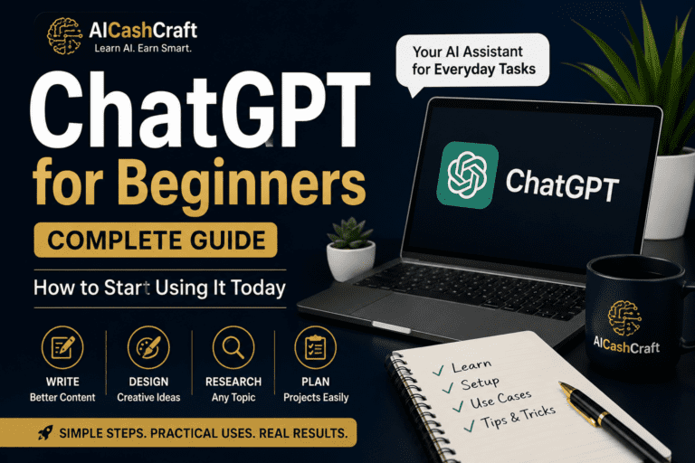 ChatGPT for beginners complete guide how to start using ChatGPT for writing research planning and everyday tasks