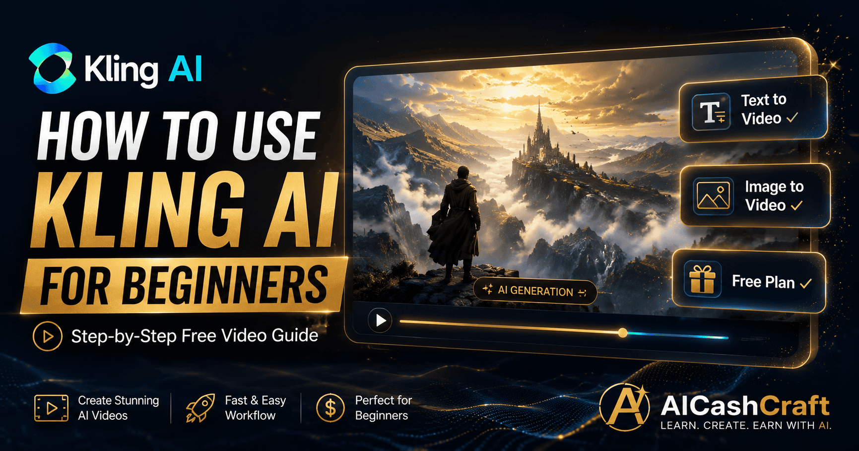 How to Use Kling AI for Beginners — 7 Easy Steps to Create AI Videos Free
