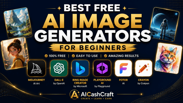 best free AI image generators for beginners AICashCraft