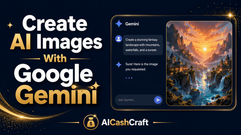 how to use Google Gemini AI images beginner guide AICashCraft