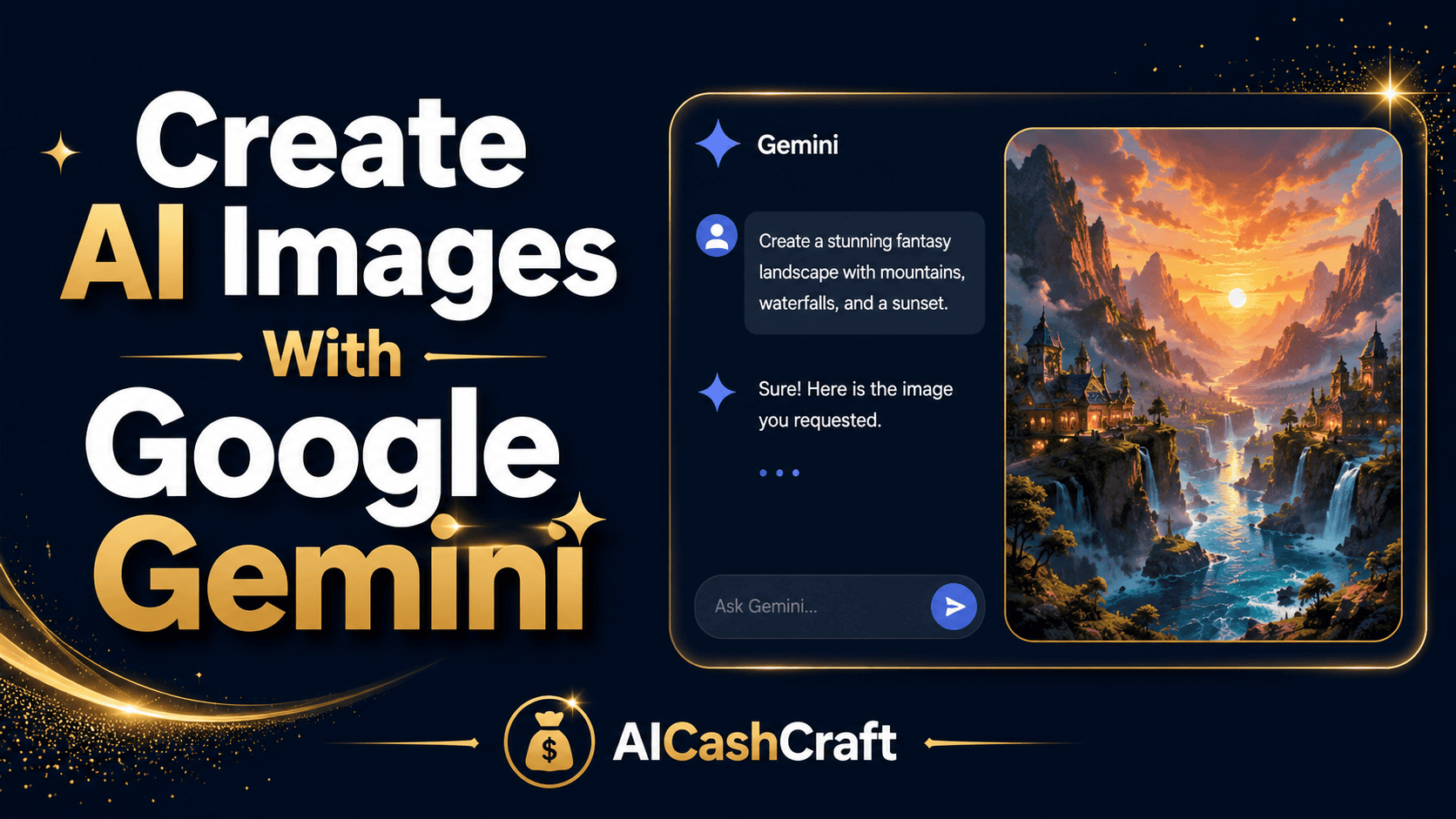 how to use Google Gemini AI images beginner guide AICashCraft